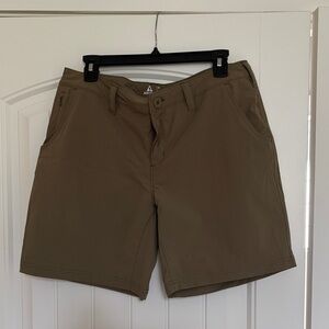 Ascend Taupe Casual Shorts Size 12